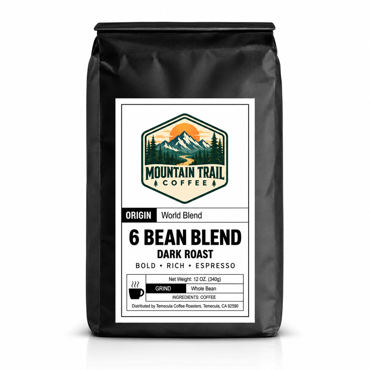 6 Bean Blend coffee bag