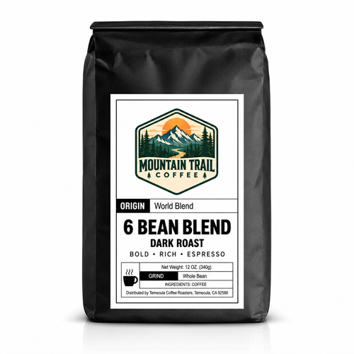 6 Bean Blend coffee bag