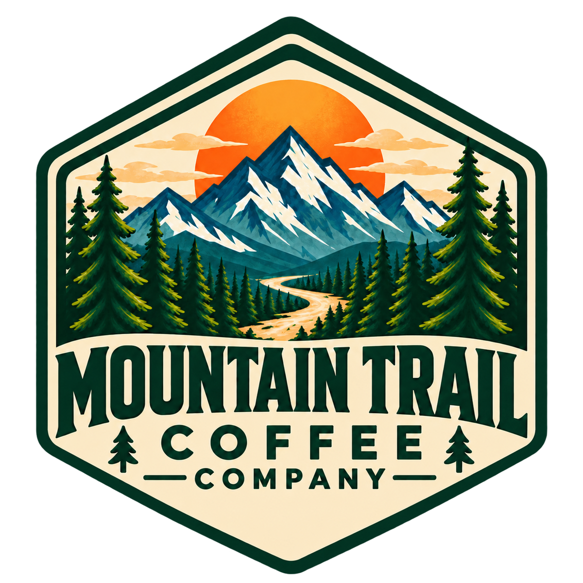 Mountain Trail Coffee Company latest logo